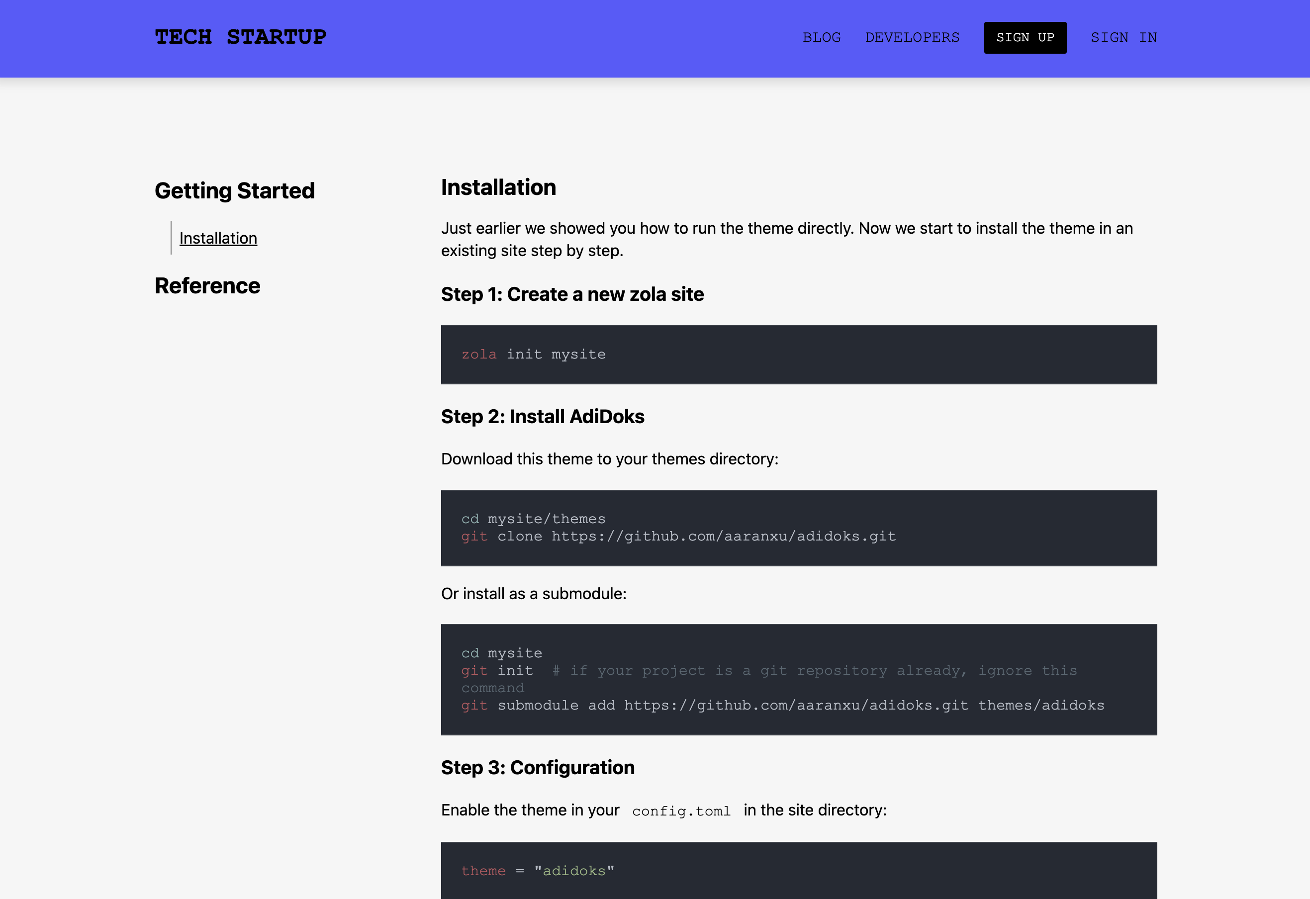 Product screenshot